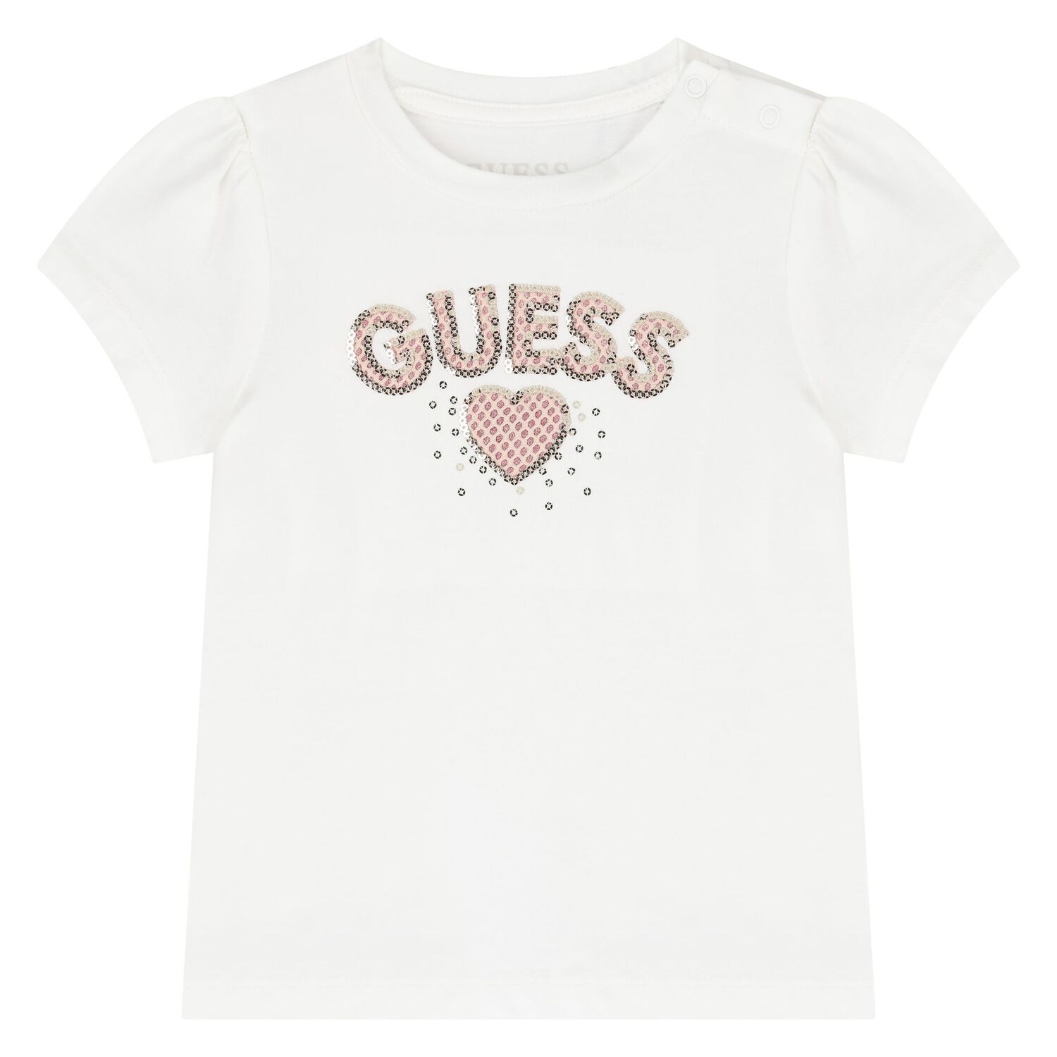 طقم تنورة بنات باللون الأبيض والوردي , 1, hi-res