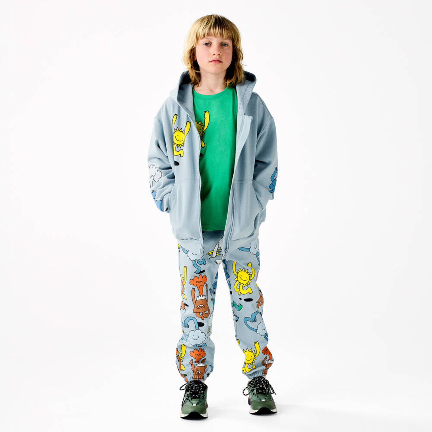 Boys Blue Earth & Friends Joggers, 1, hi-res image number null