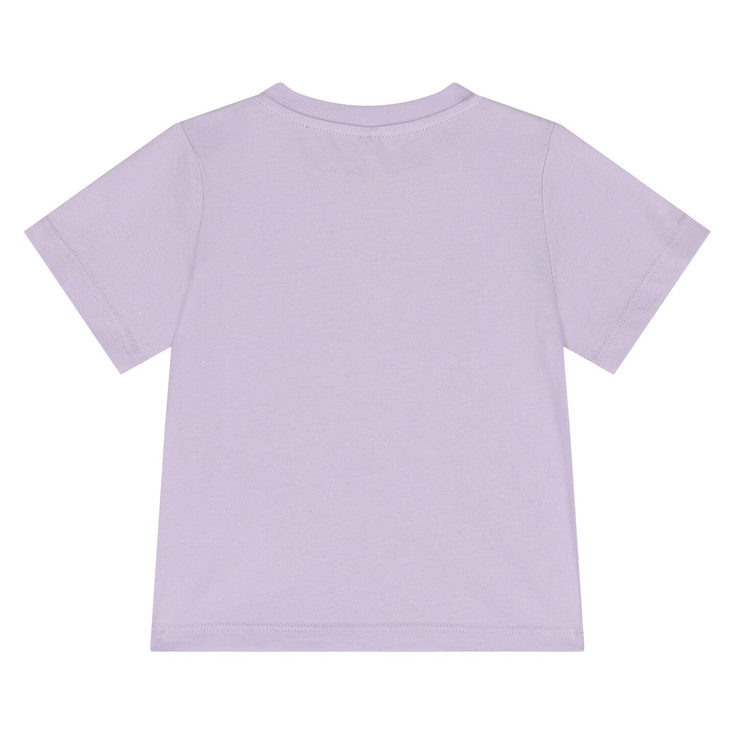 Younger Girls Purple Flower T-Shirt, 1, hi-res image number null
