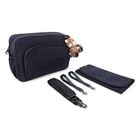 Navy Blue Logo Red Panda  Baby Changing Bag, 2, hi-res