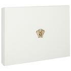 Ivory & Beige Barocco Logo Baby Gift Set, 1, hi-res