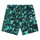 Younger Boys Green Logo Paw Patrol Camouflage Shorts Set, 1, hi-res