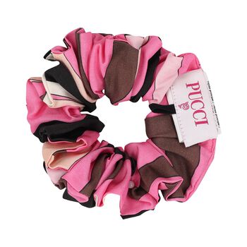 Girls Pink Iride Scrunchie