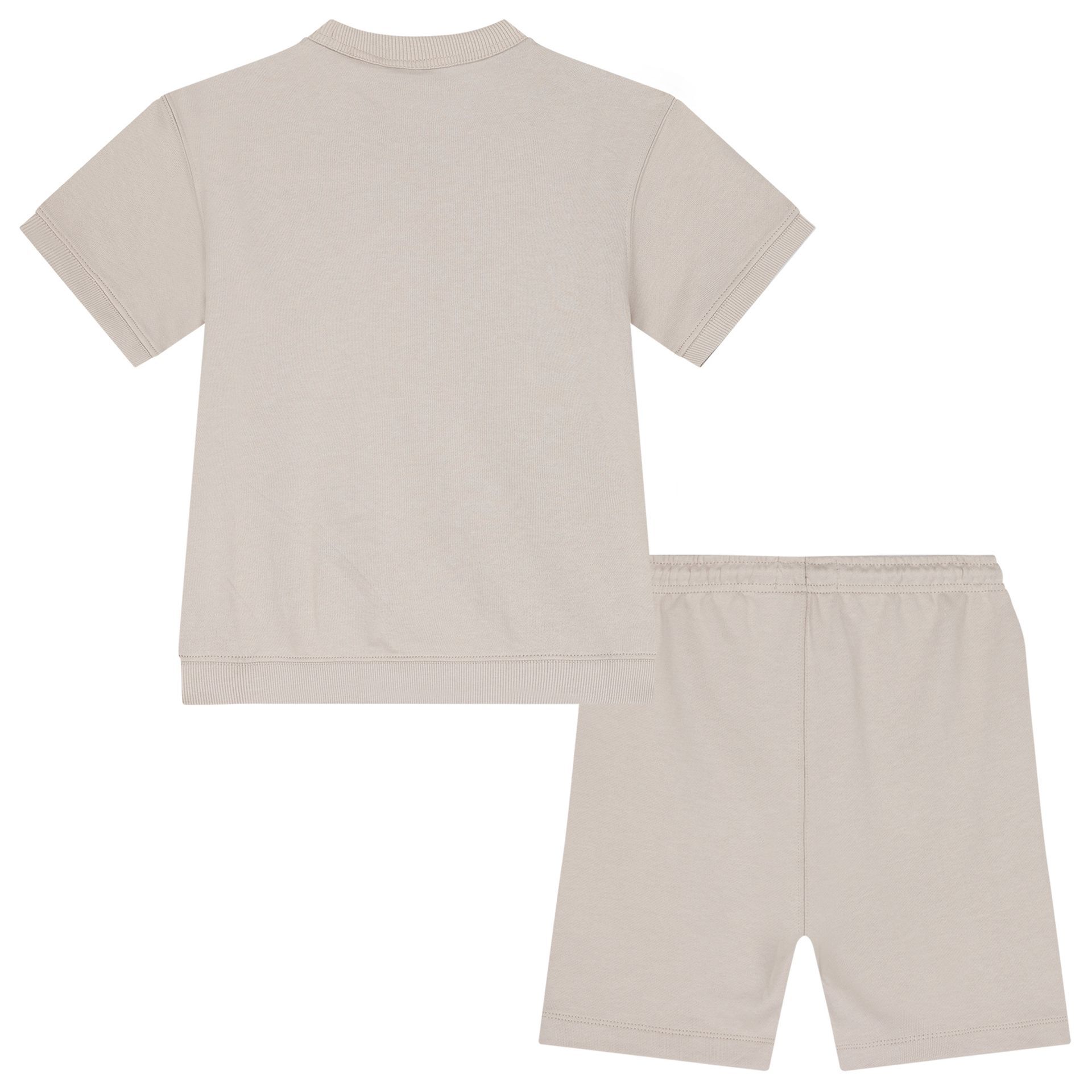Calvin Klein Boys Beige Logo Shorts Set | Junior Couture USA
