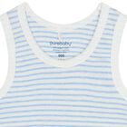 Baby Boys Blue & White Bodysuits ( 2-Pack ), 1, hi-res