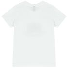 Boys White Logo T-Shirt, 1, hi-res