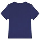 Boys Blue Logo T-Shirt, 4, hi-res