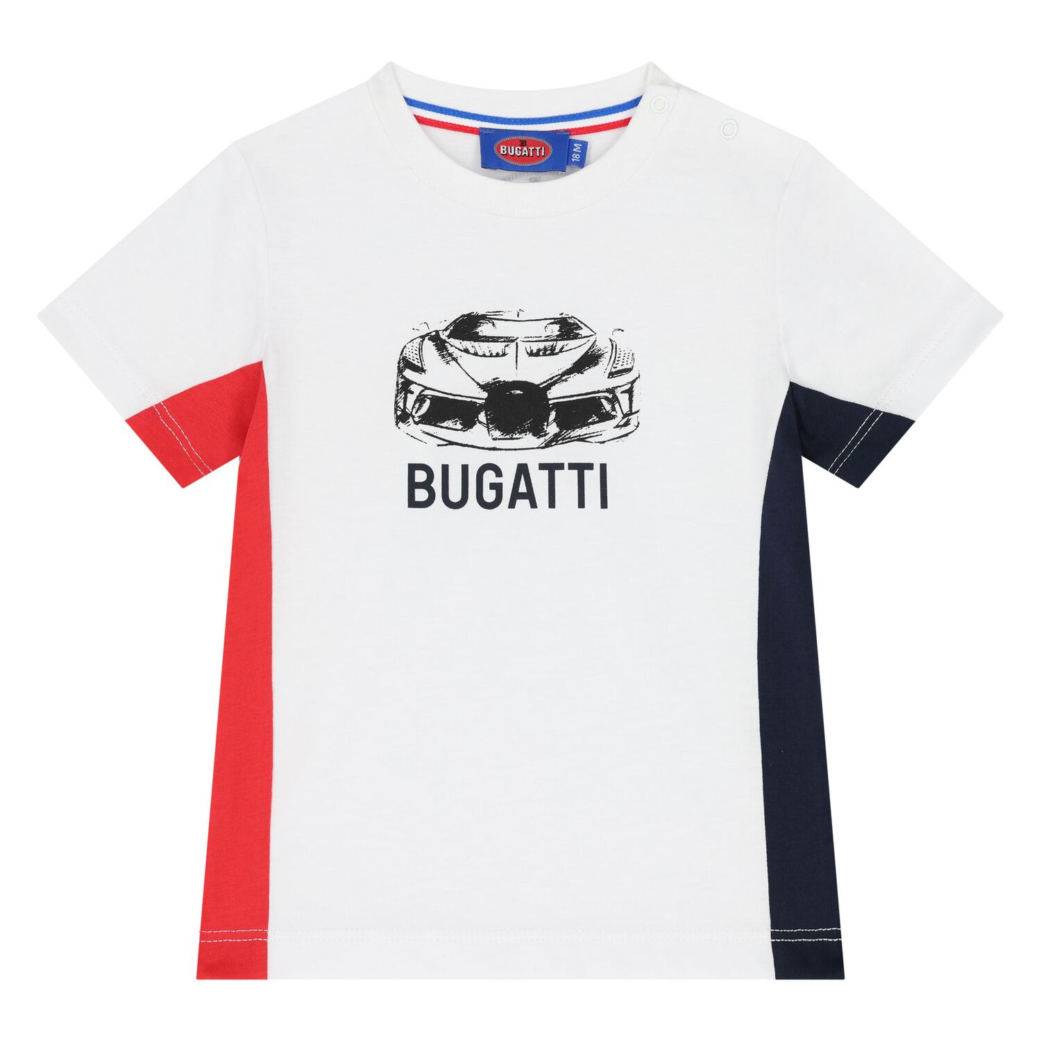 Younger Boys White Logo T-Shirt, 1, hi-res