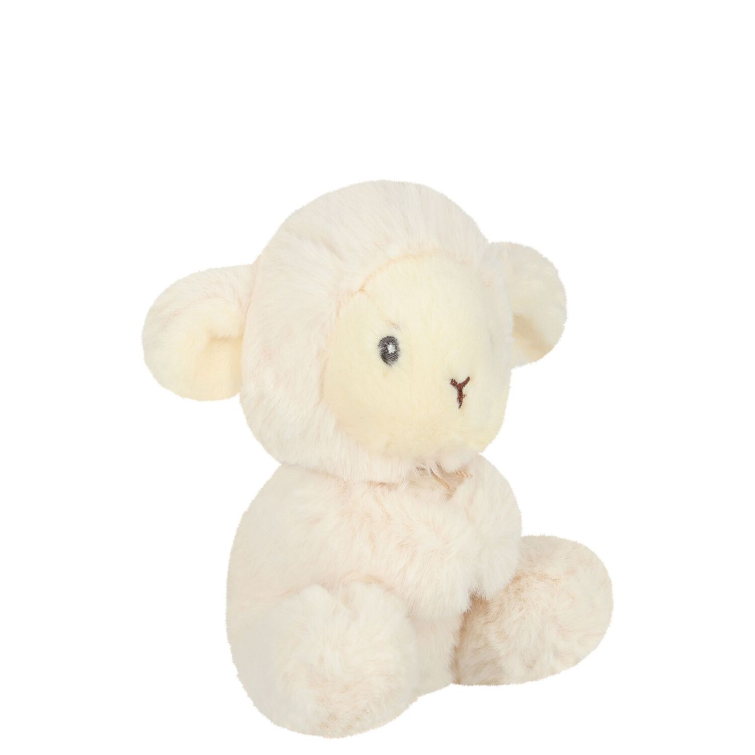 Ivory Lamb Baby Rattle Soft Toy ( 15CM ), 1, hi-res