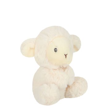 Ivory Lamb Baby Rattle Soft Toy ( 15CM )