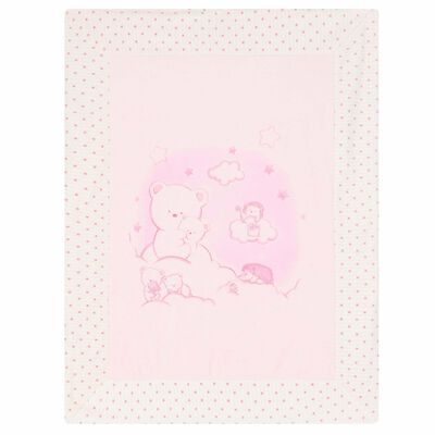 Baby Girls Pink Animals Blanket
