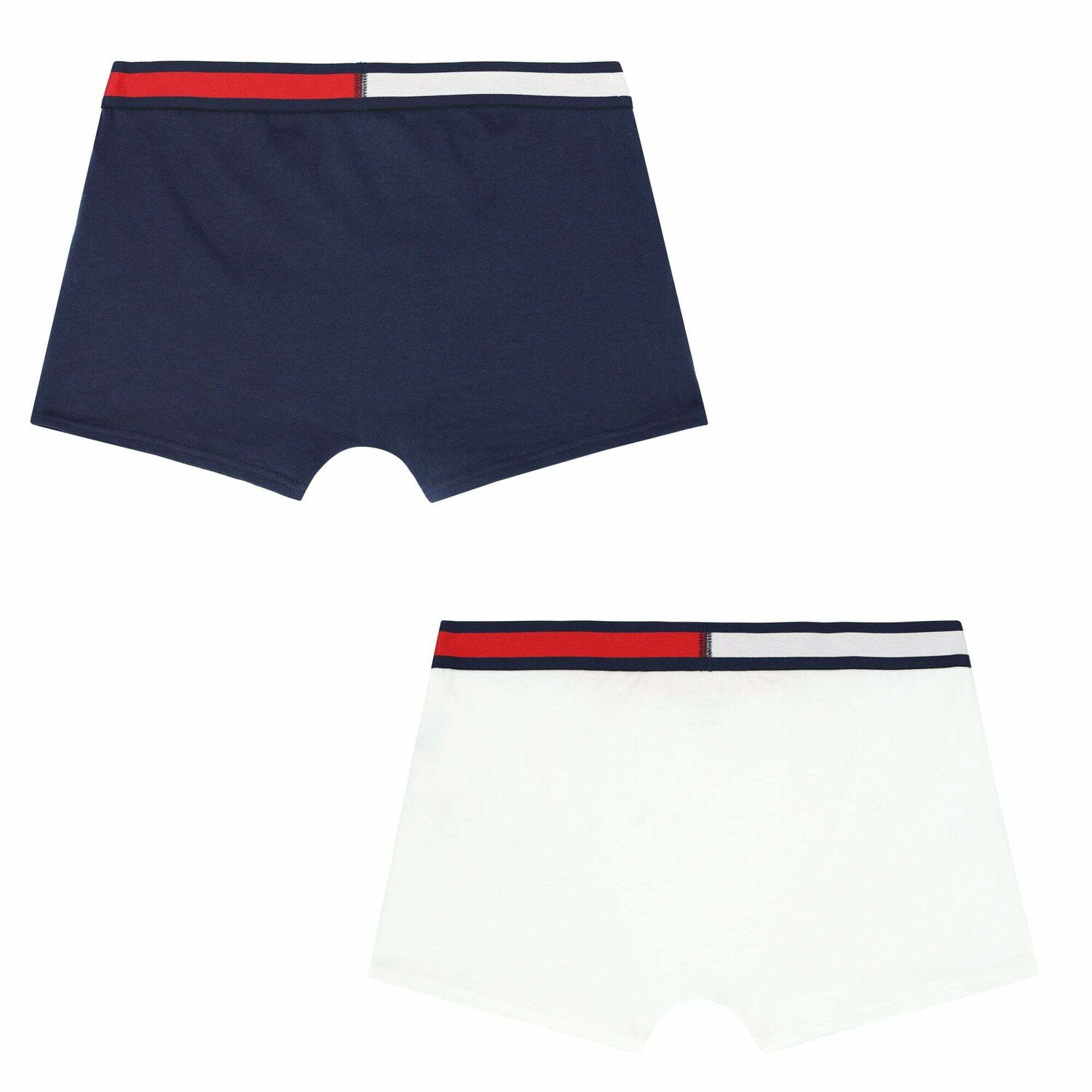 White & Navy Boxer Shorts (2 Pack), 1, hi-res