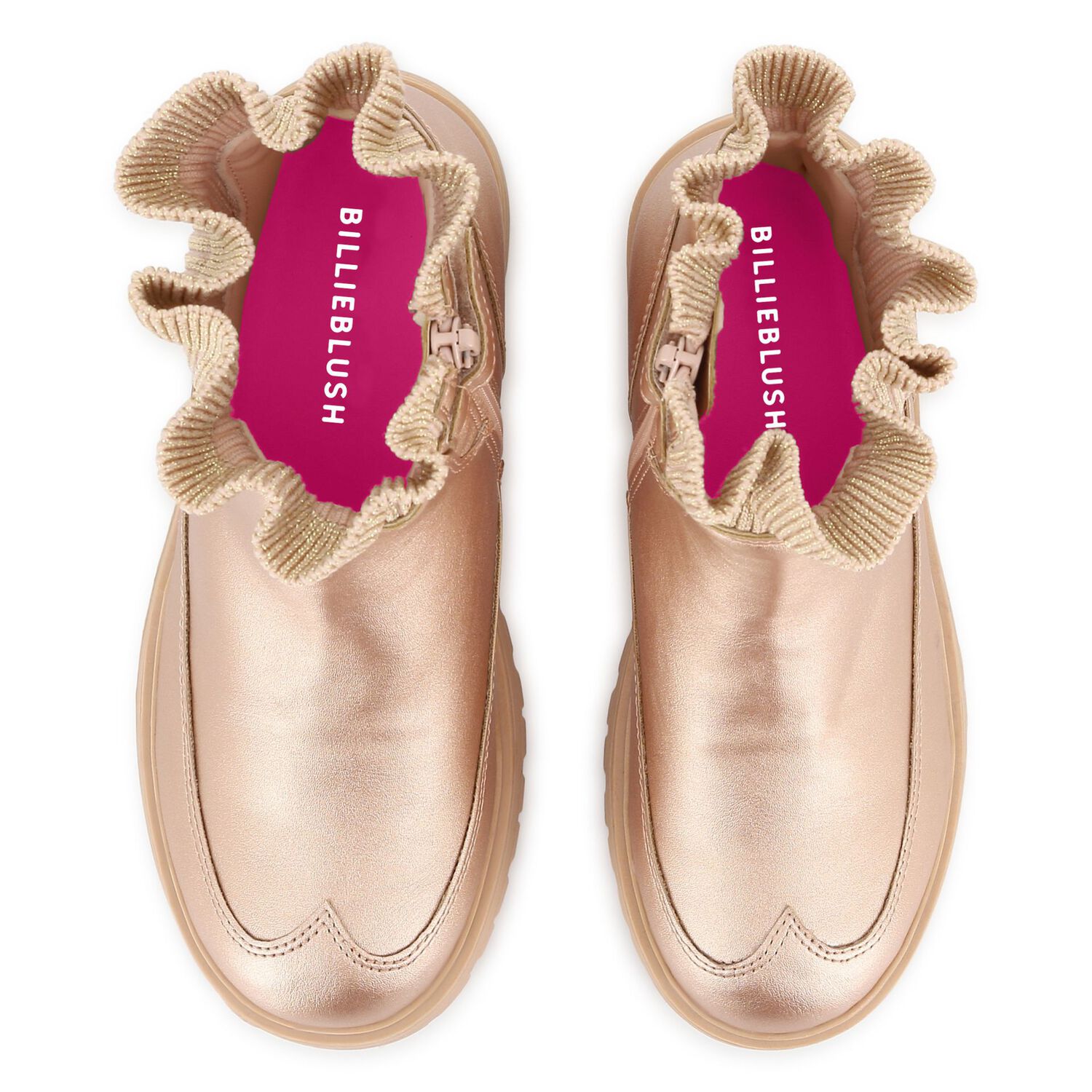 Girls Gold Knit Sock Boots, 1, hi-res