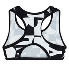 مايوة بيكينى بنات بالشعار باللون الأسود و الأبيض , 1, hi-res