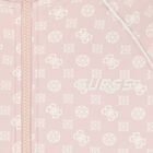 بلوزة وردية بسحاب وشعار للبنات, 1, hi-res