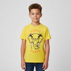 Boys Yellow Elephant Logo T-Shirt, 1, hi-res