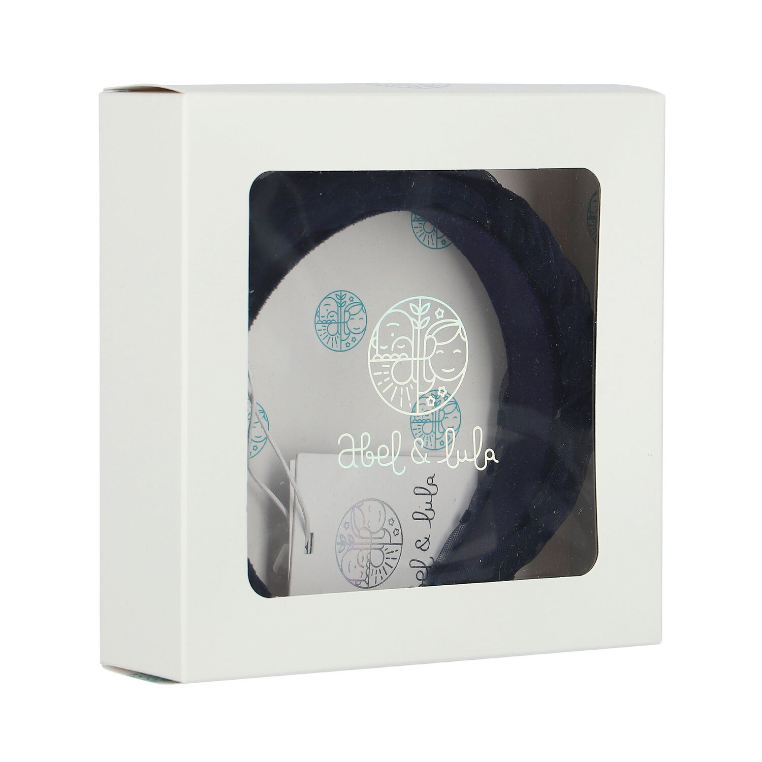 طوق شعر بنات تول باللون الكحلي, 1, hi-res