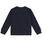 Boys Navy Blue Sneaker Tracksuit, 1, hi-res