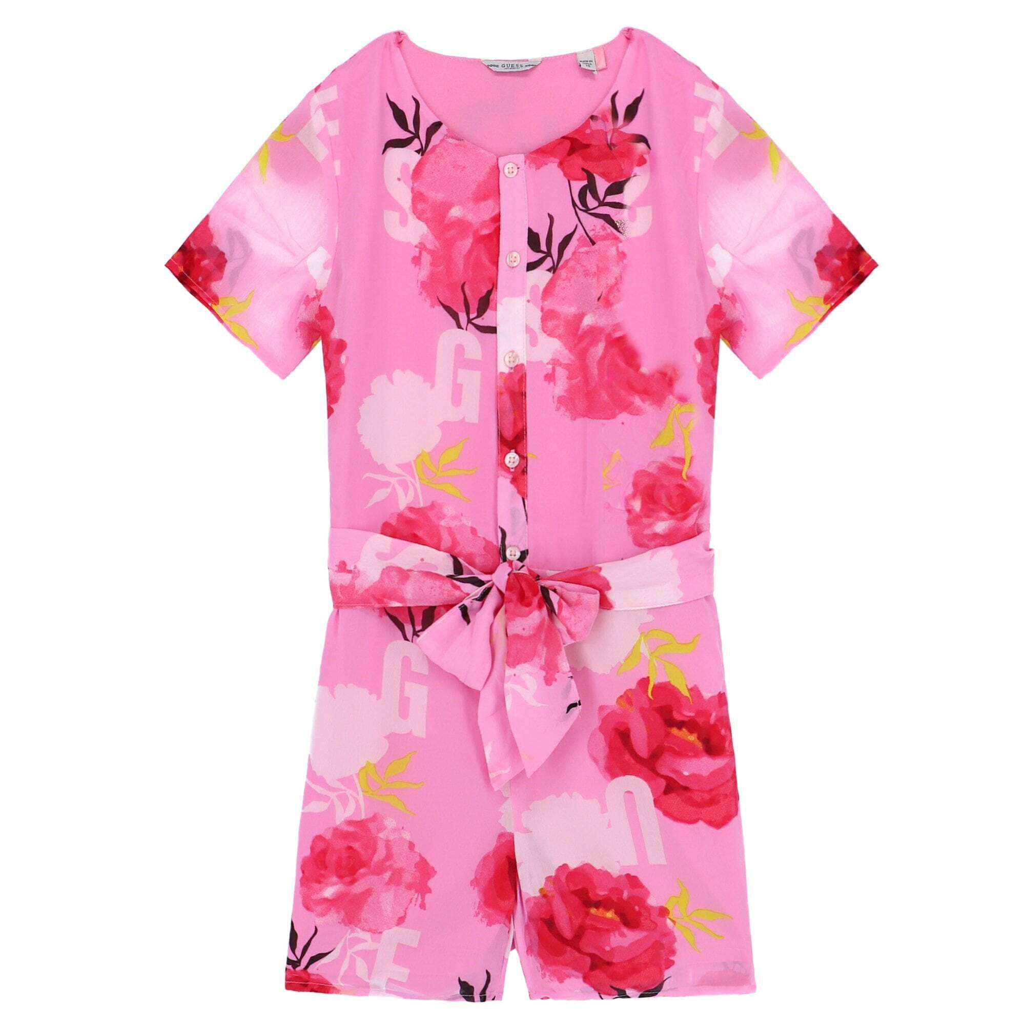 guess pink floral dress