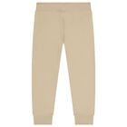 Boys Beige Logo Joggers, 2, hi-res