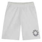 White Logo Shorts, 1, hi-res