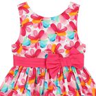 Girls Multi-Coloured Flower Dress, 2, hi-res