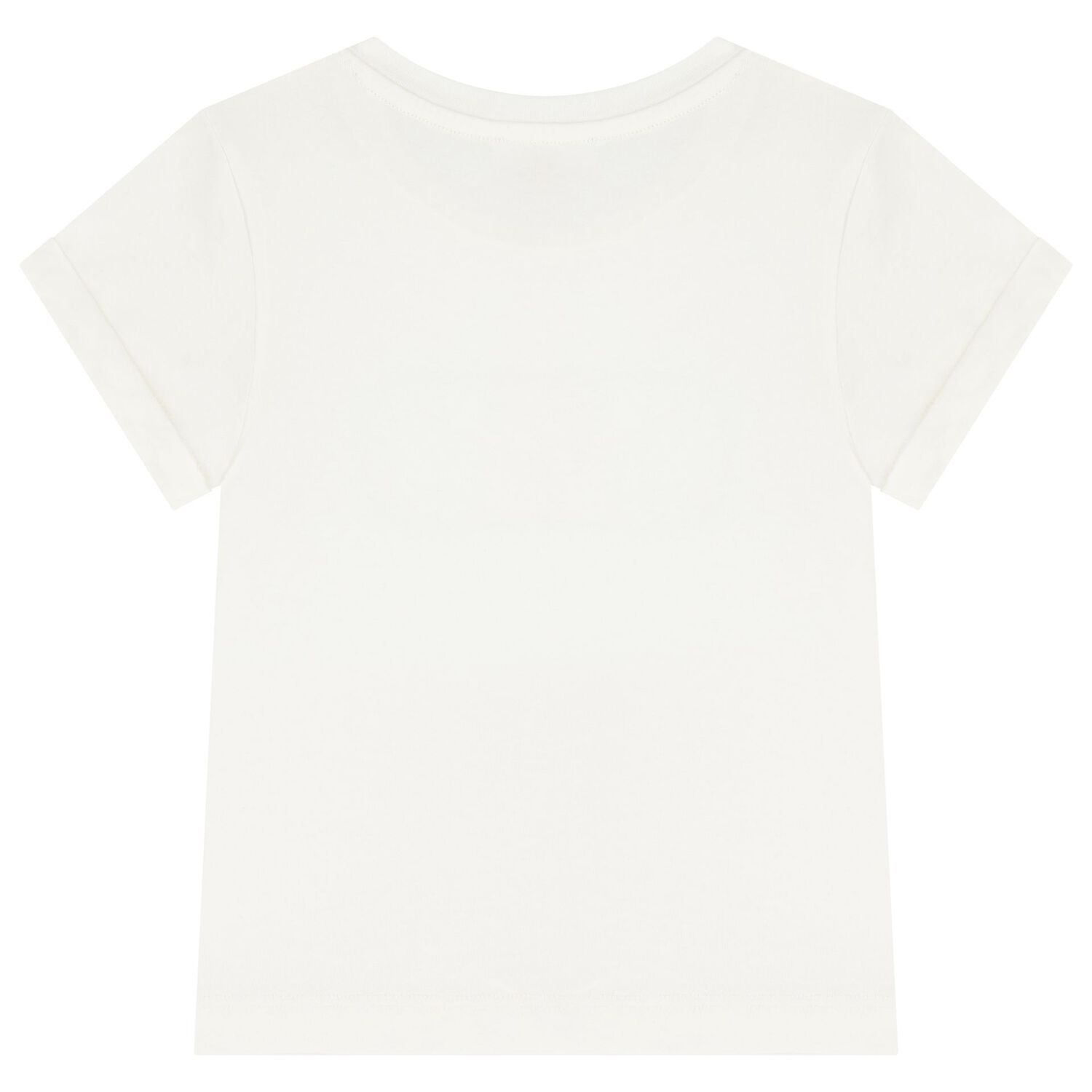 Girls Ivory Logo T-Shirt, 1, hi-res