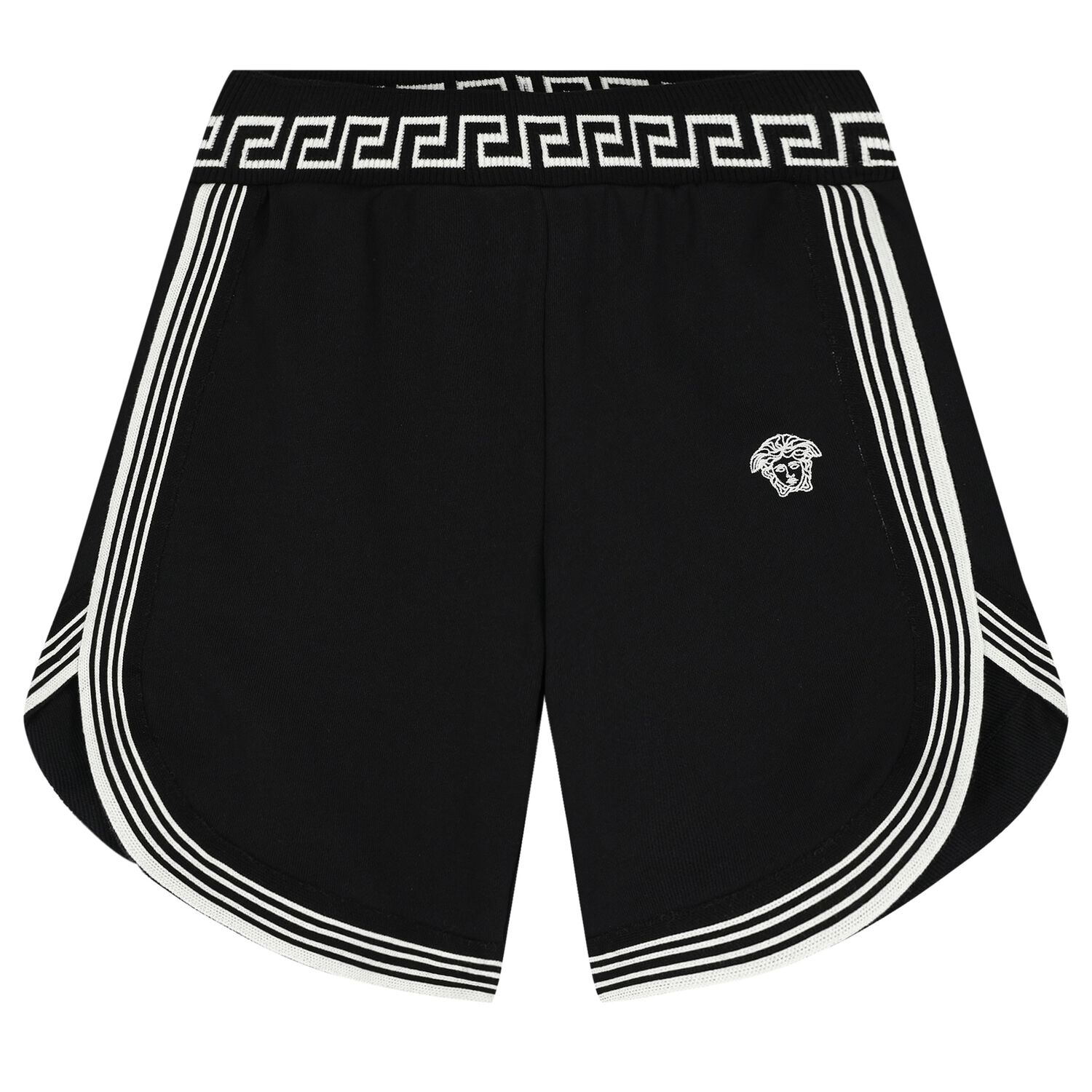 Girls Black Medussa Shorts, 1, hi-res image number null