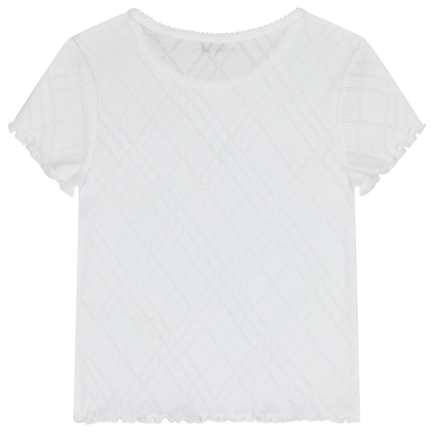 Girls White Thomas Bear Logo T-Shirt, 1, hi-res