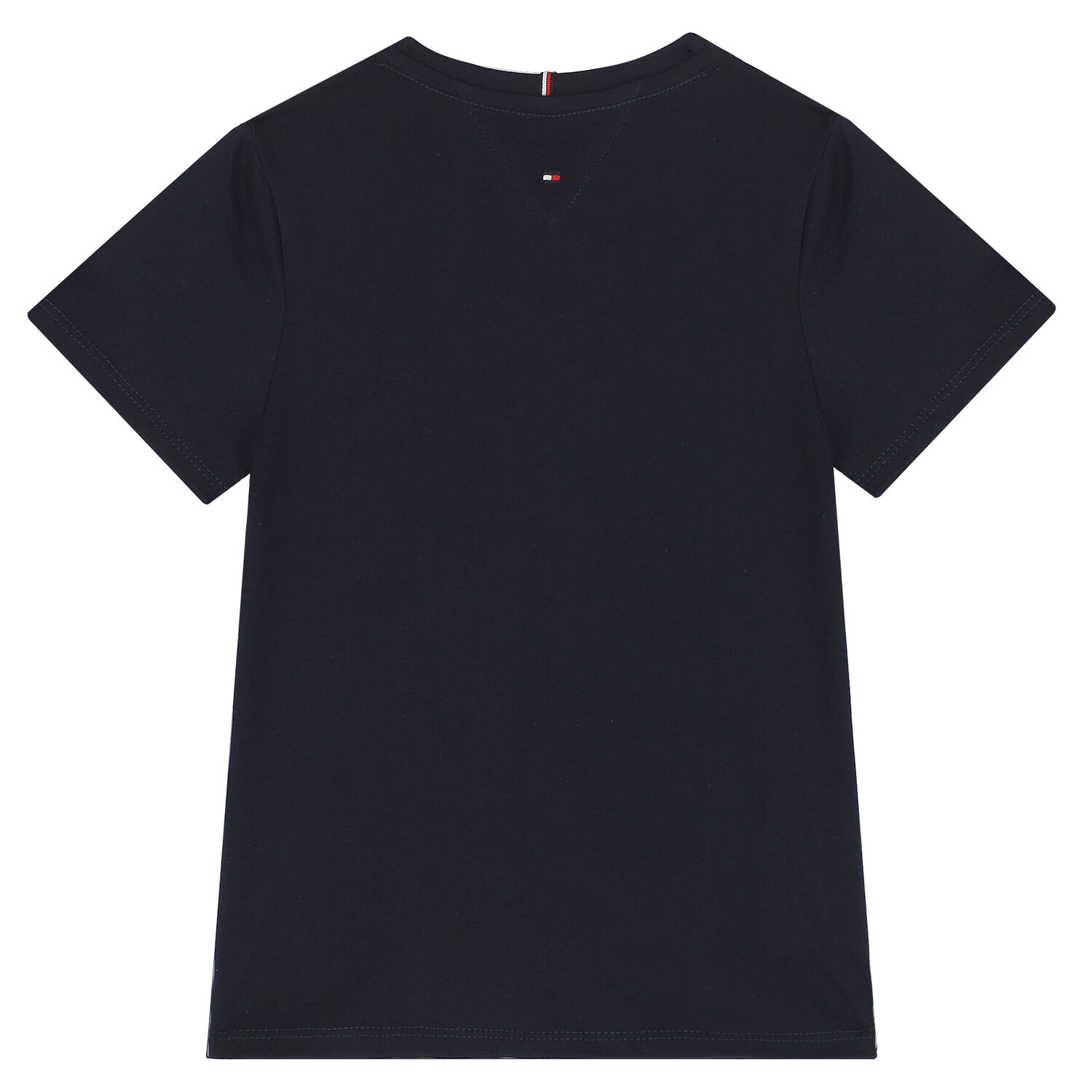 تيشيرت بالشعار باللون الكحلي للبنات, 2, hi-res