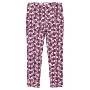 Girls Violet Heart Leggings