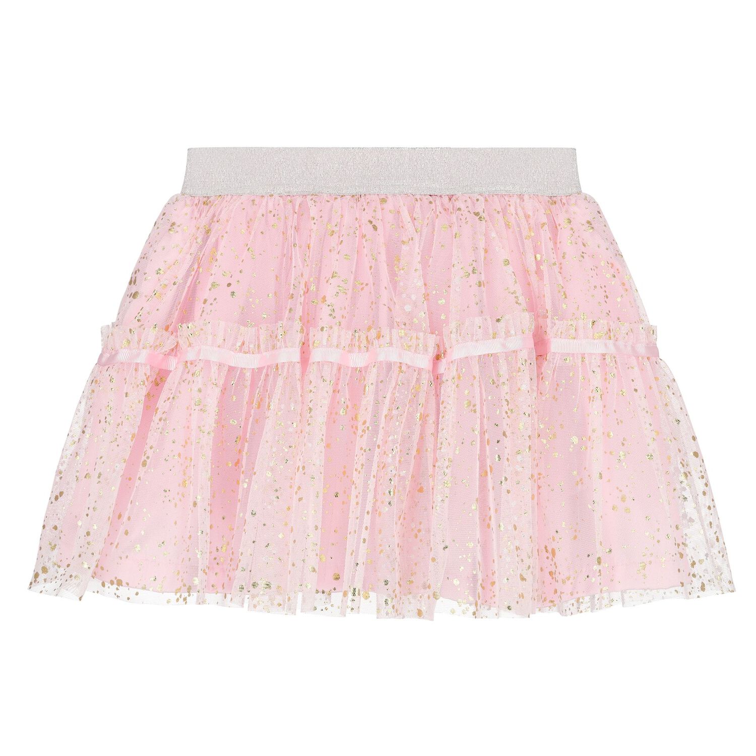 Girls Pink Tulle Skirt Set, 2, hi-res image number null
