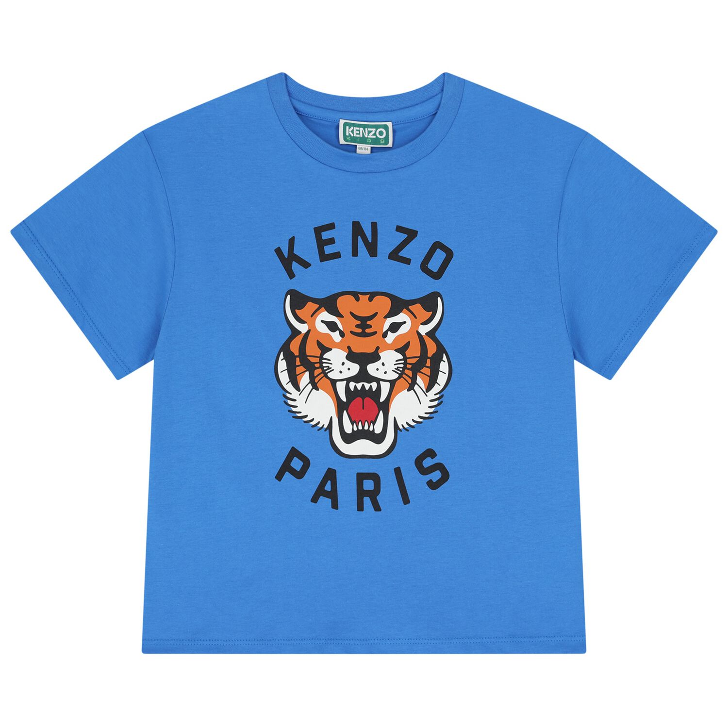 Blue Tiger Logo T-Shirt, 4, hi-res