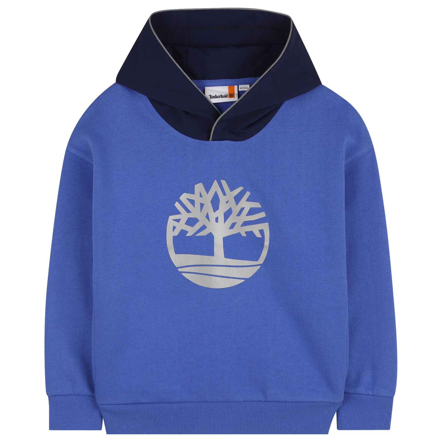 Boys Blue Logo Hooded Top, 1, hi-res image number null
