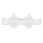 Baby Girls Ivory Bow Babygrow Set, 2, hi-res