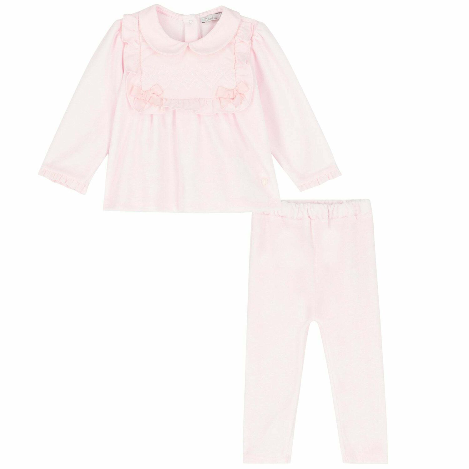 Baby Girls Pink Trousers Set, 1, hi-res image number null