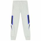 Boys Grey Thunderbolt Joggers, 1, hi-res