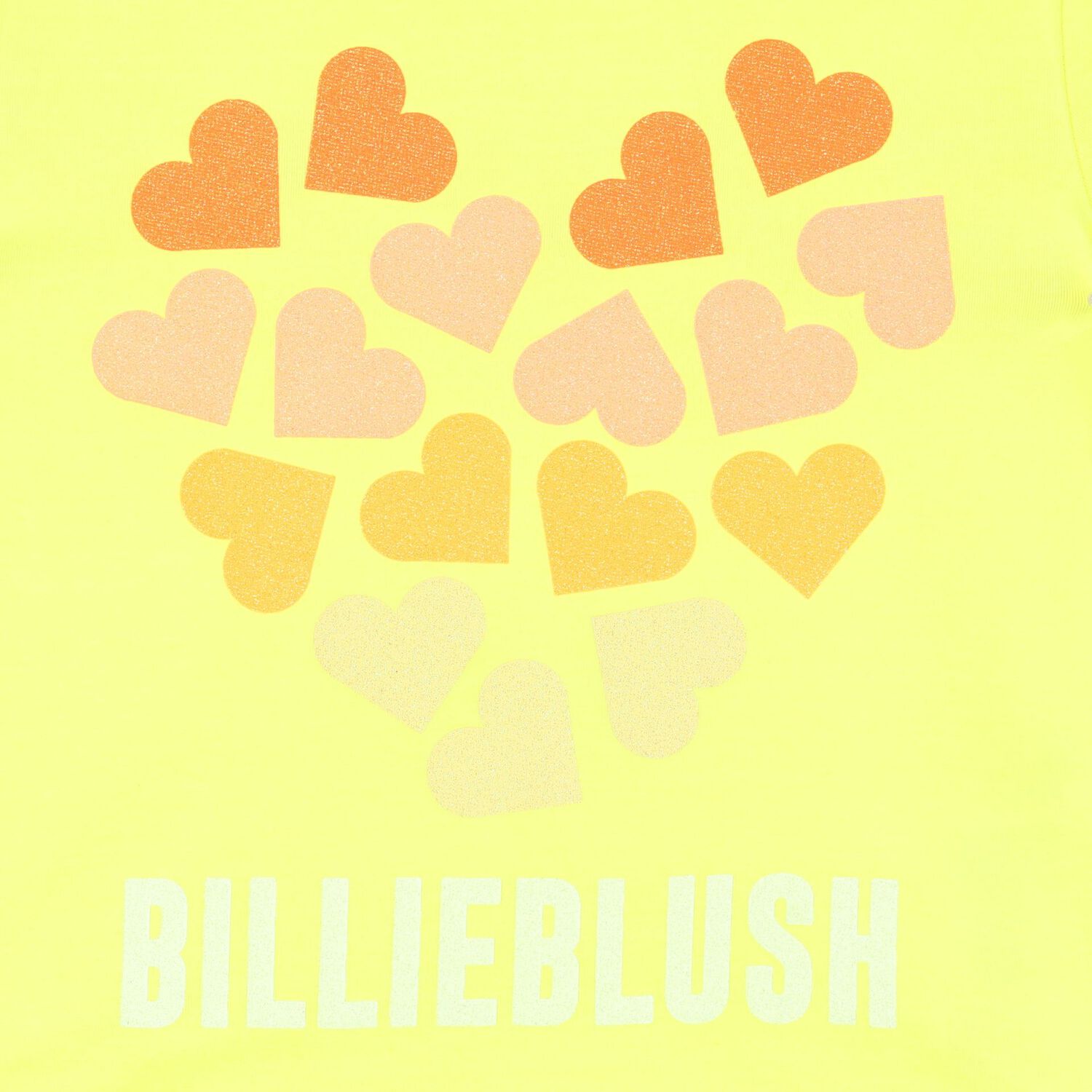 Girls Yellow Heart Logo T-Shirt, 1, hi-res image number null