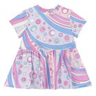 Younger Girls Pink & Lilac Fontane Dress, 2, hi-res