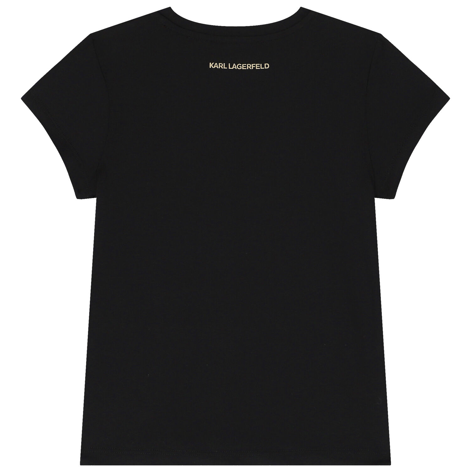 Girls Black Logo T-Shirt, 2, hi-res image number null