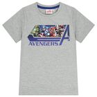 Boys Grey & Blue Avengers Pyjamas, 1, hi-res