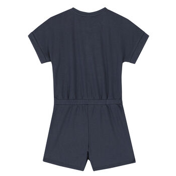 Girls Grey Tiger Playsuit