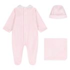 Baby Girls Pink Babygrow Gift Set, 1, hi-res