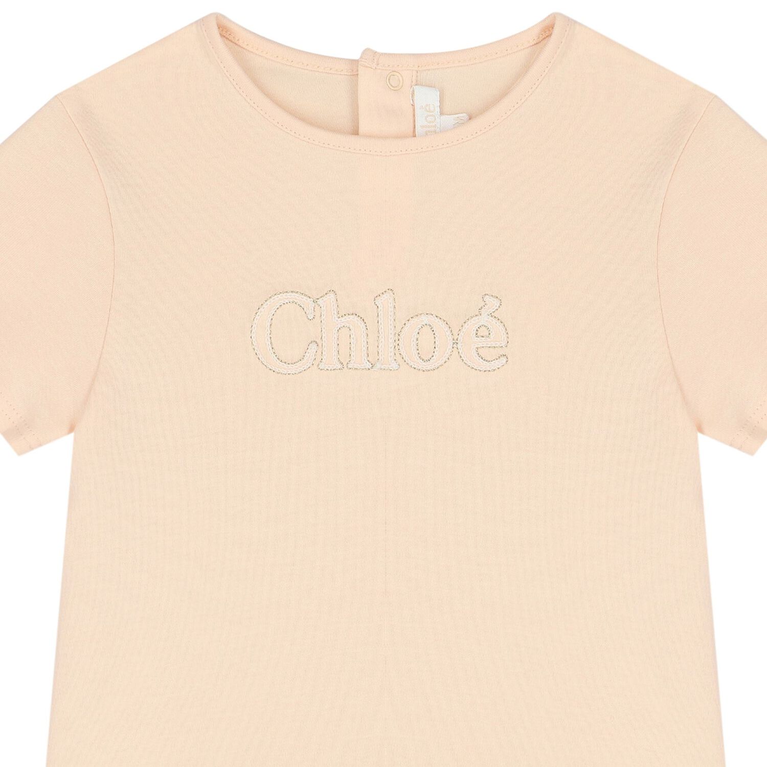 تيشيرت بنات بالشعار باللون الوردي, 2, hi-res