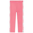 Girl Pink Heart Logo Leggings Set, 1, hi-res