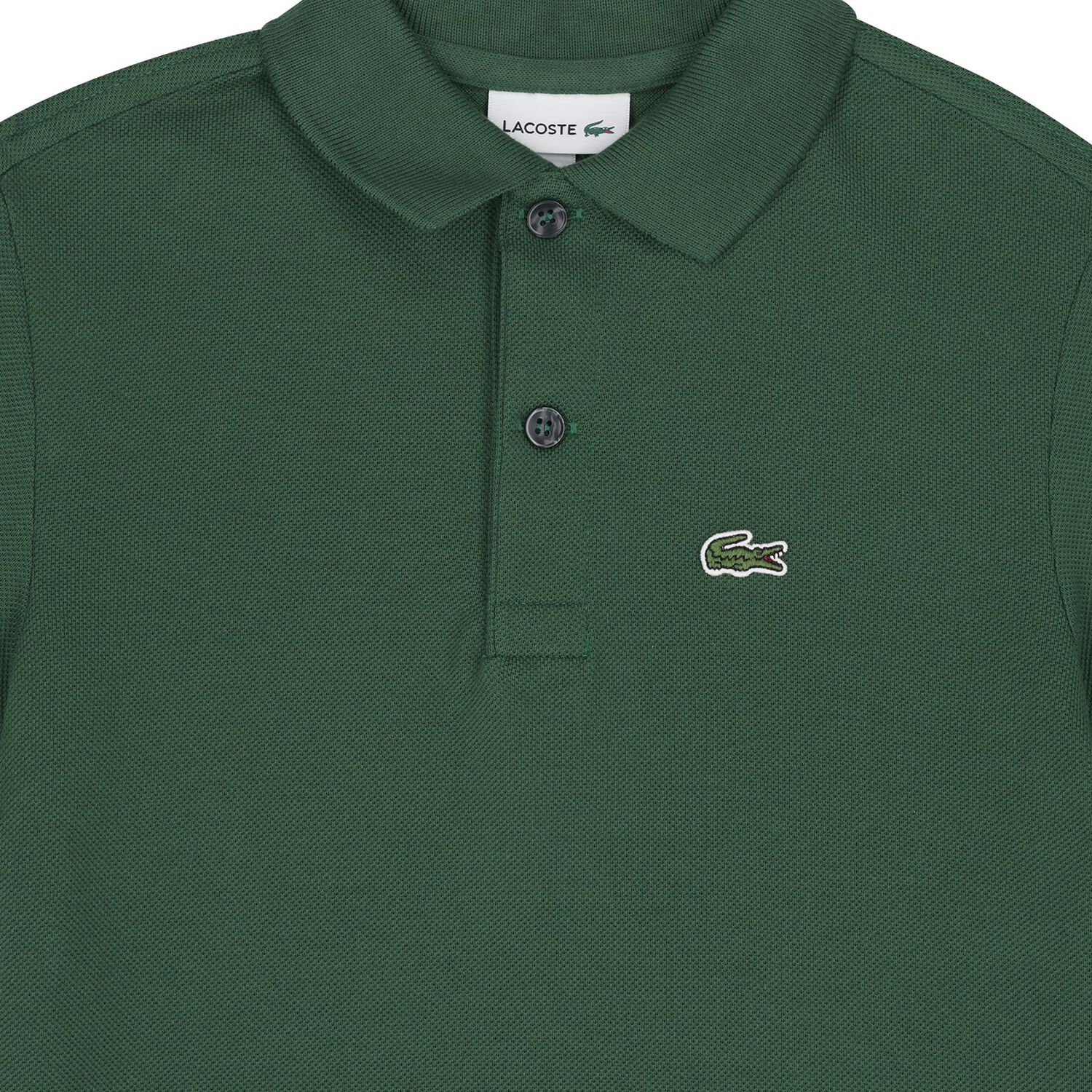 Boys Green Logo Polo Shirt, 6, hi-res image number null