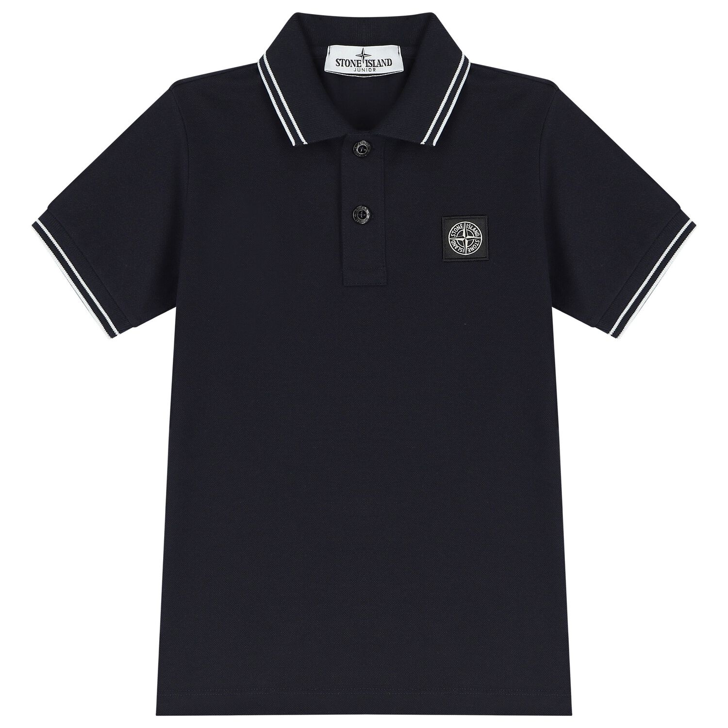 Boys Navy Blue Logo Polo Shirt, 1, hi-res image number null