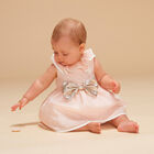 طقم فستان أورجانزا باللون الوردي, 1, hi-res