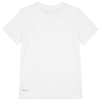 Boys White Logo T-Shirt