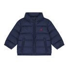 Baby Boys Naby Blue Logo Puffer Jacket, 1, hi-res